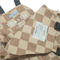 All Season Waterproof Dungaree | Caramel Checkerboard