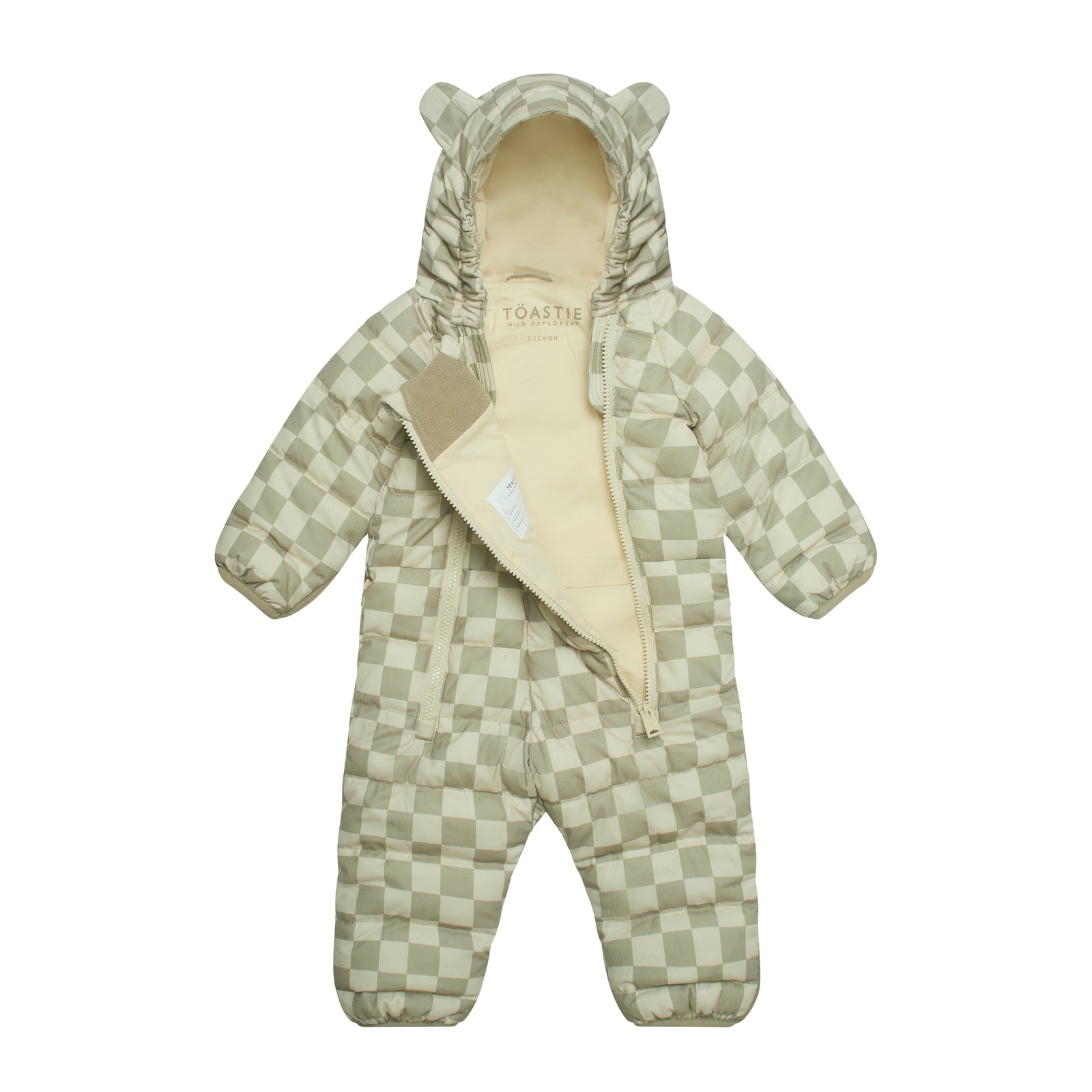 Quilted Snowsuit | Sage Micro Cord