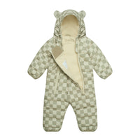 Quilted Snowsuit | Sage Micro Cord