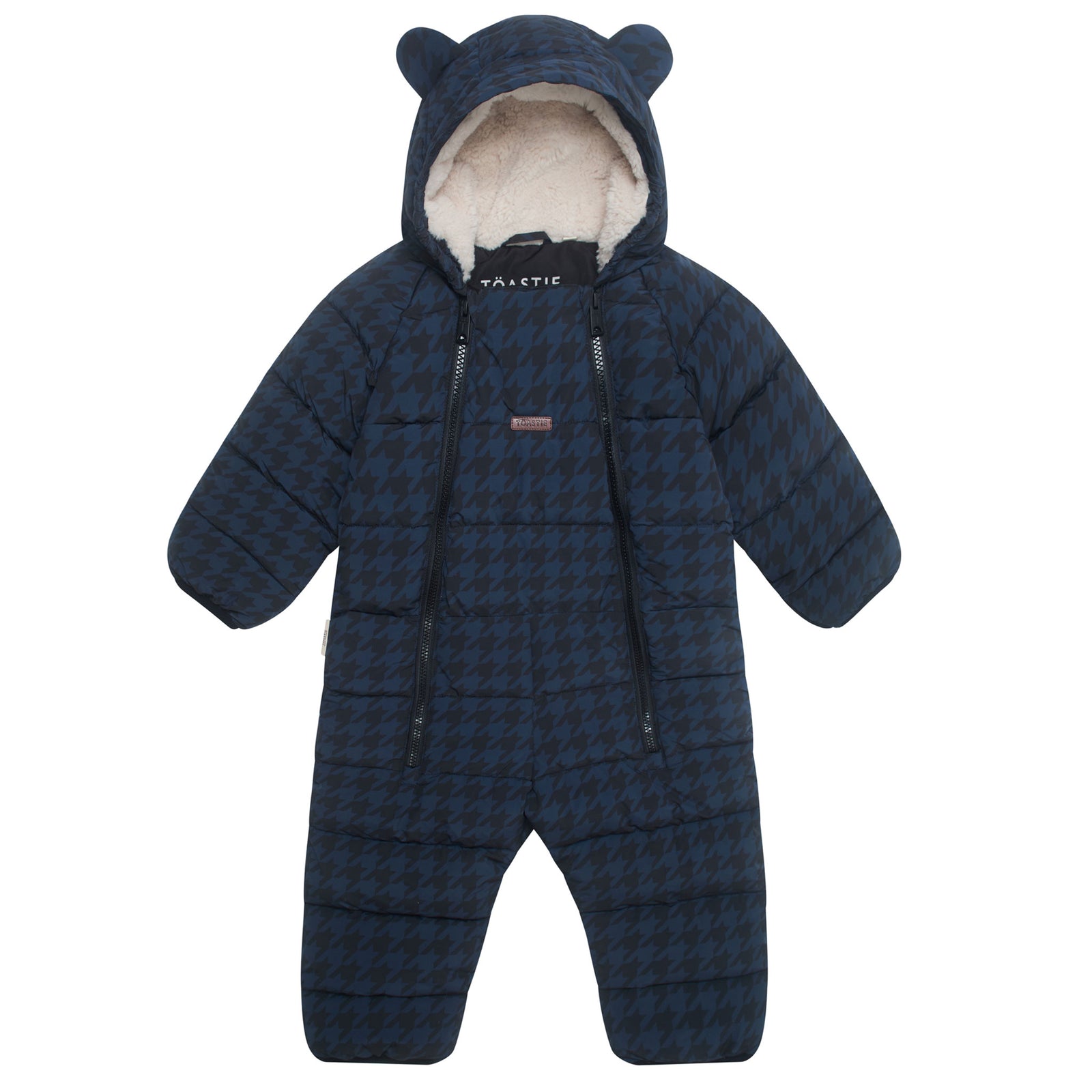 Quilted Snowsuit | Midnight Houndstooth