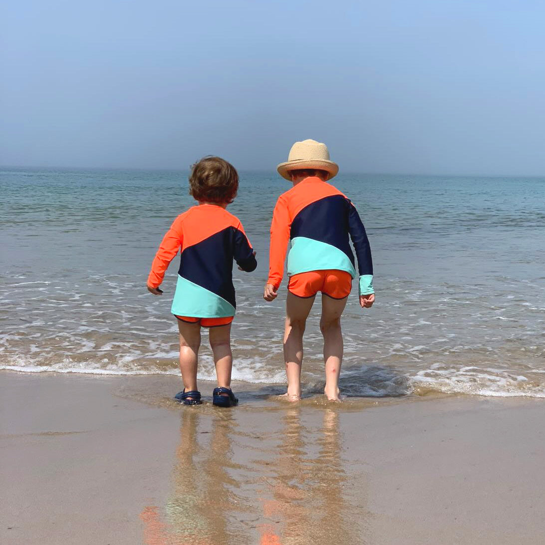 UV Swim Bottoms | Orange Sky