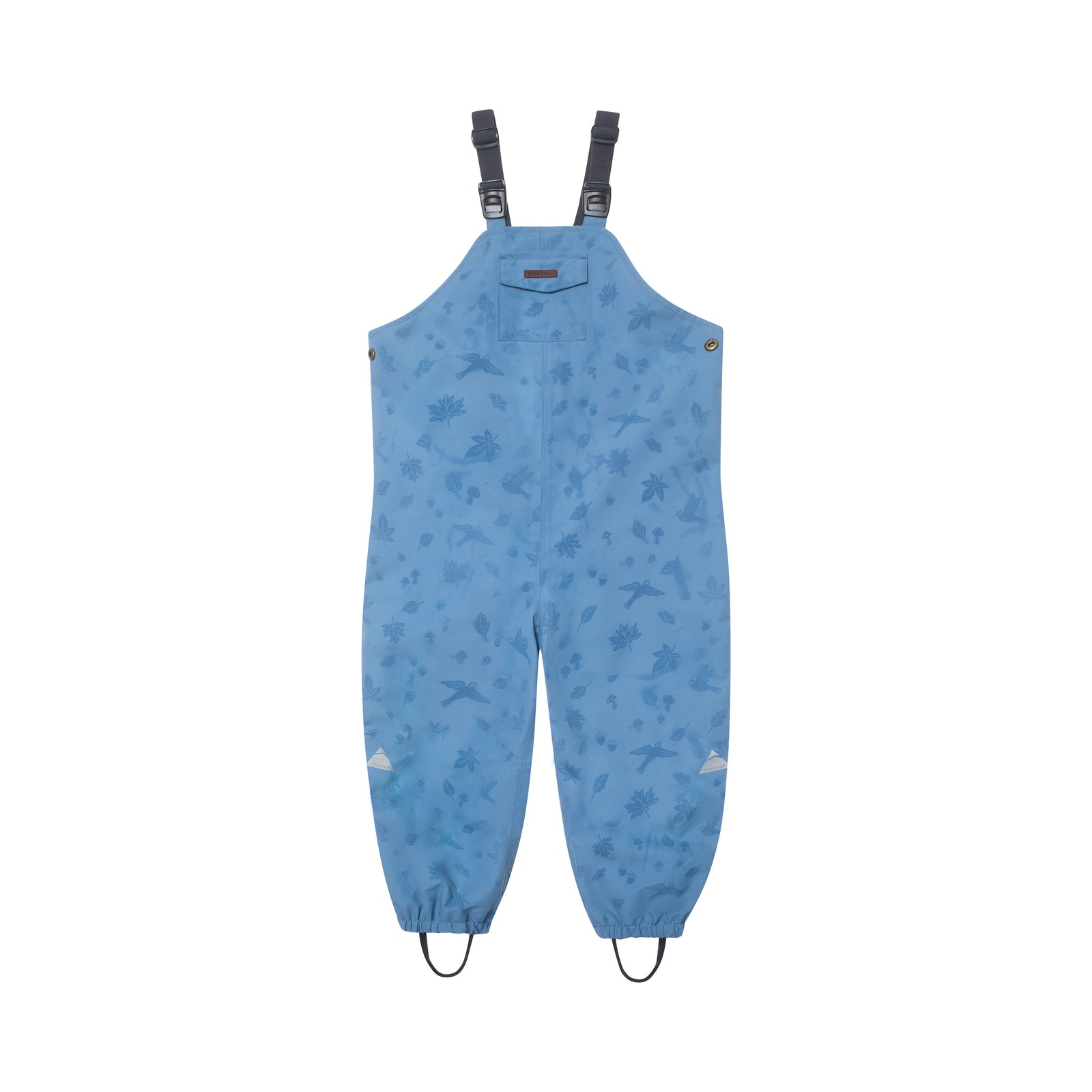 Fully Waterproof Dungarees | Rain Blue Magic Print