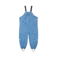 Fully Waterproof Dungarees | Rain Blue Magic Print