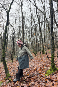 Kids Waterproof Changing Robe | Antique Olive