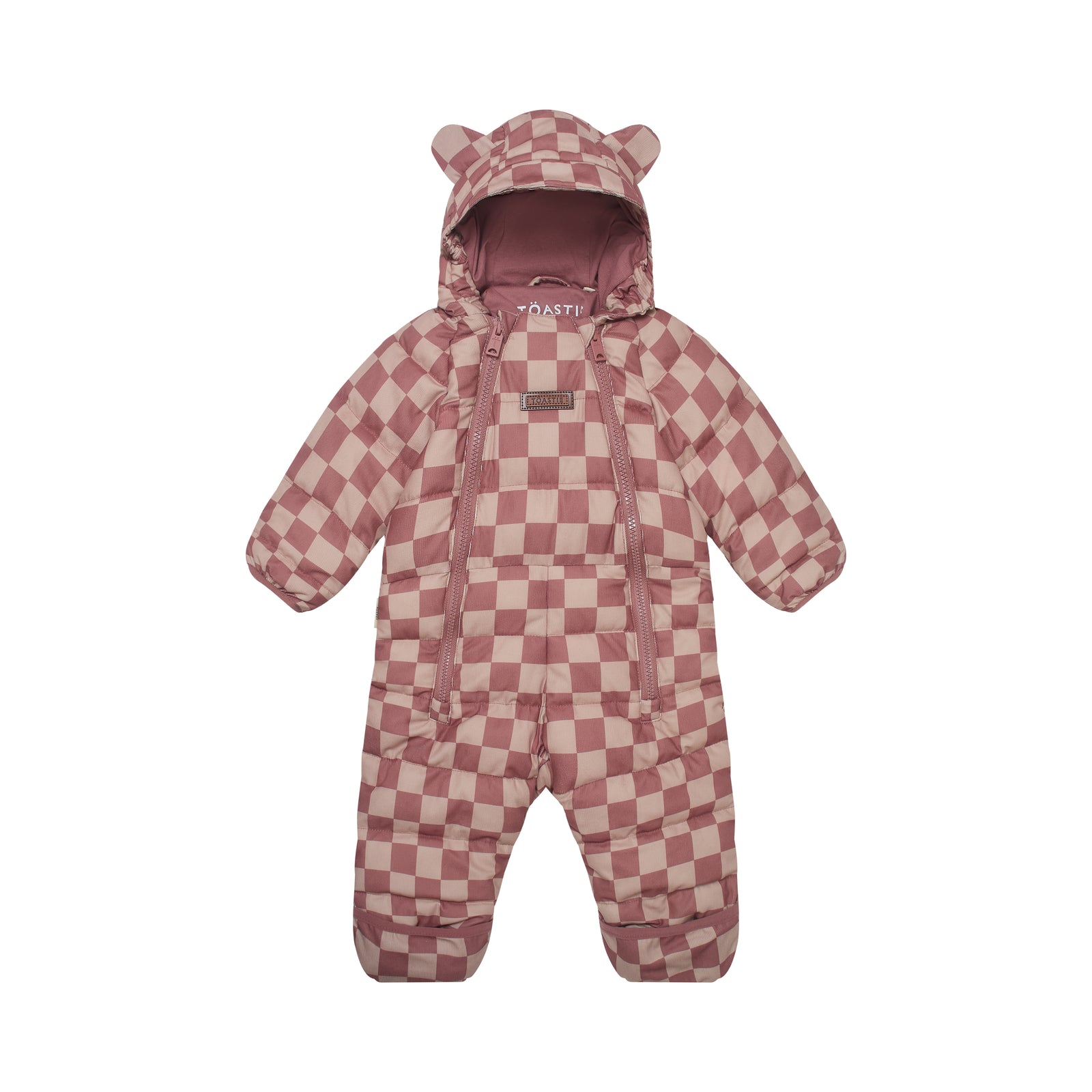 Quilted Snowsuit | Pink Micro Cord
