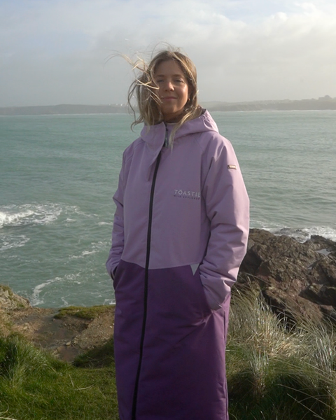 Adult Waterproof Changing Robe | Lilac