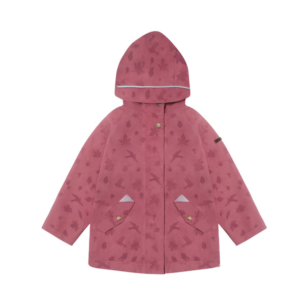 Fully Waterproof Raincoat | Soft Pink Magic Print