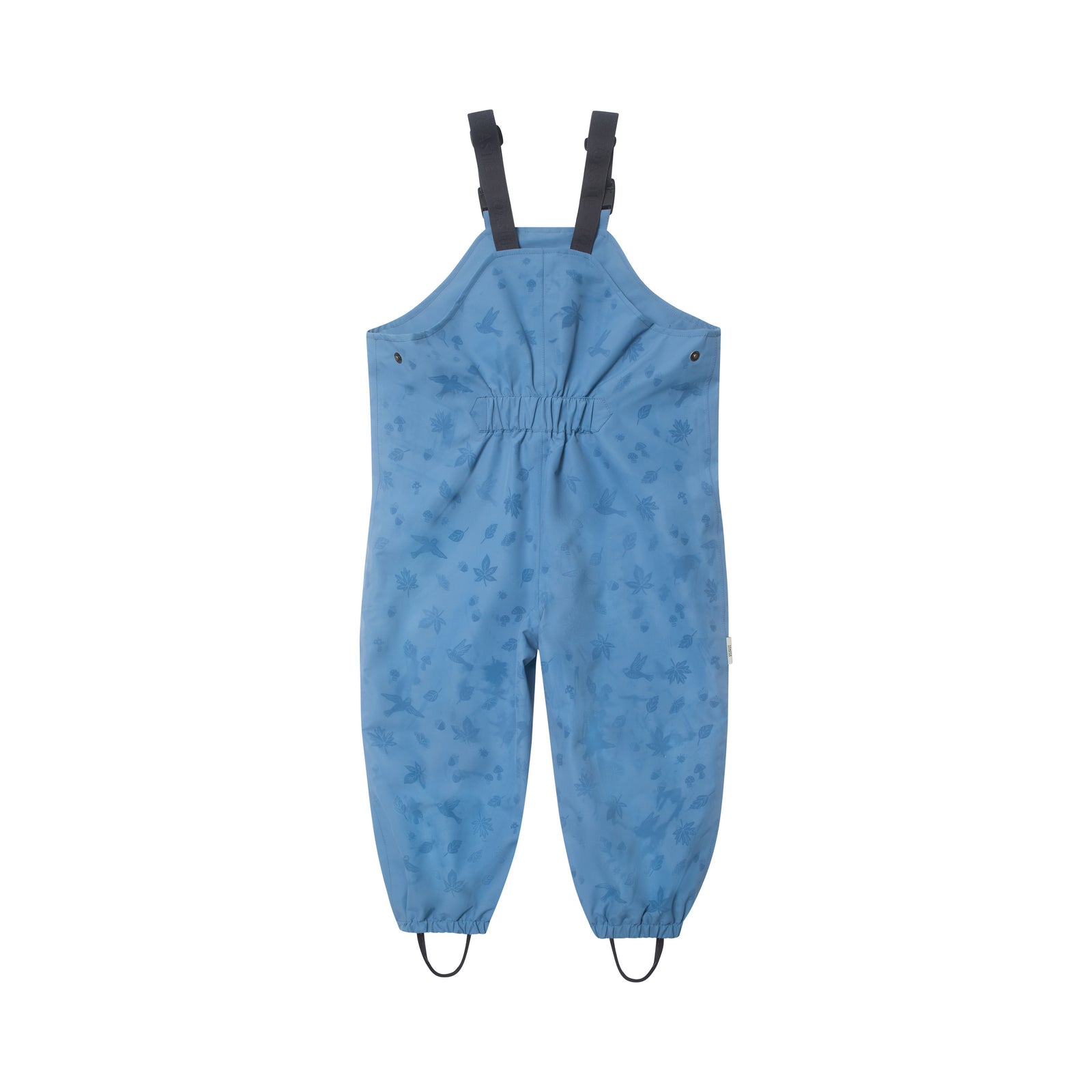 Fully Waterproof Dungarees | Rain Blue Magic Print