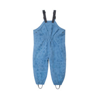 Fully Waterproof Dungarees | Rain Blue Magic Print