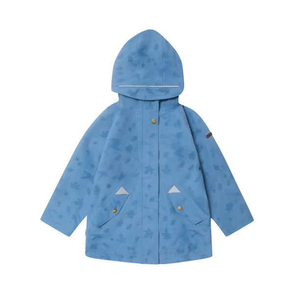 Fully Waterproof Raincoat | Rain Blue Magic Print