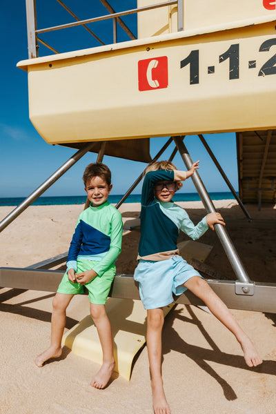 UV Protector Swim Top | Lime Zest