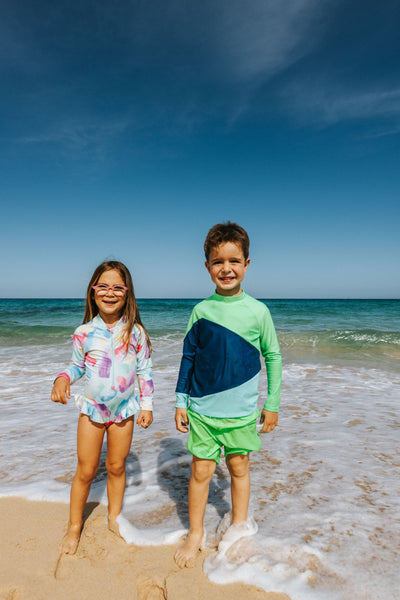 UV Protector Swim Top | Lime Zest