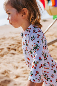UV Protector Swim Onesie | Strawberry Fields