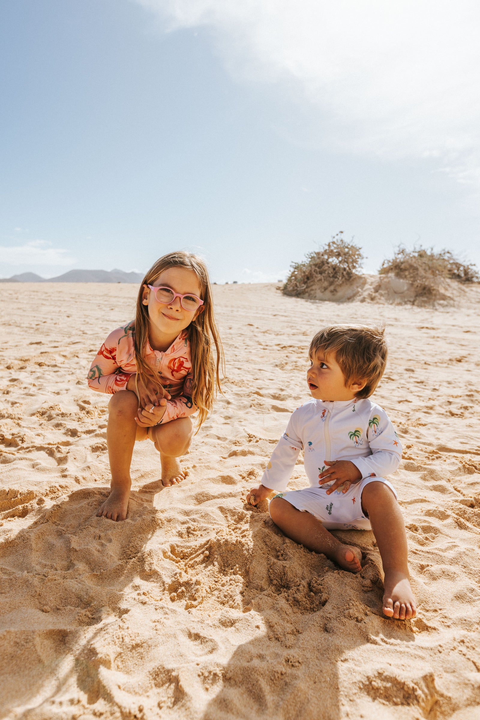 UV Protector Swim Onesie | Horses and Ribbons