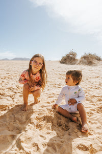 UV Protector Swim Onesie | Horses and Ribbons