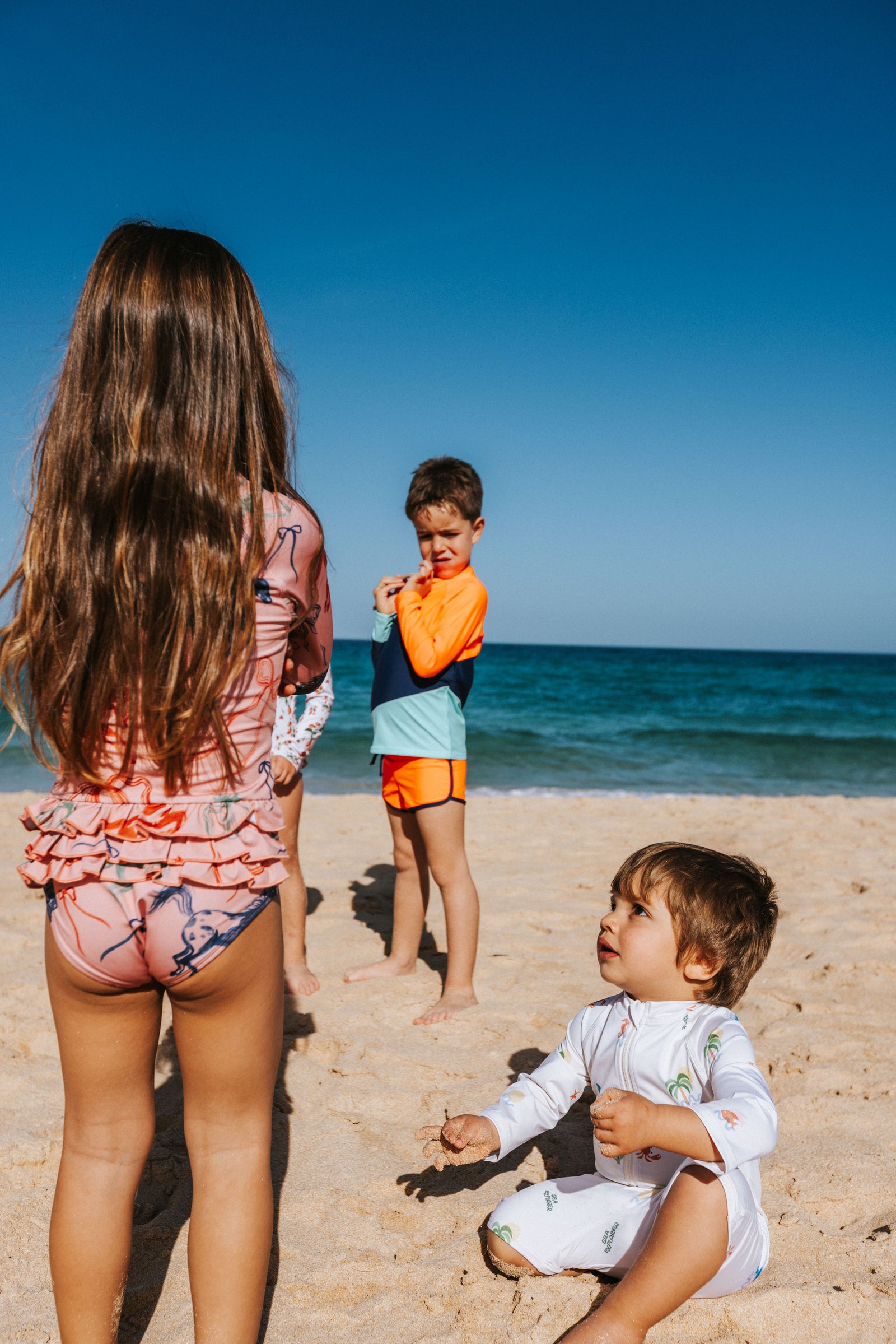 UV Protector Swimsuit | Horses and Ribbons