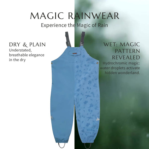 Waterproof Dungarees | Rain Blue