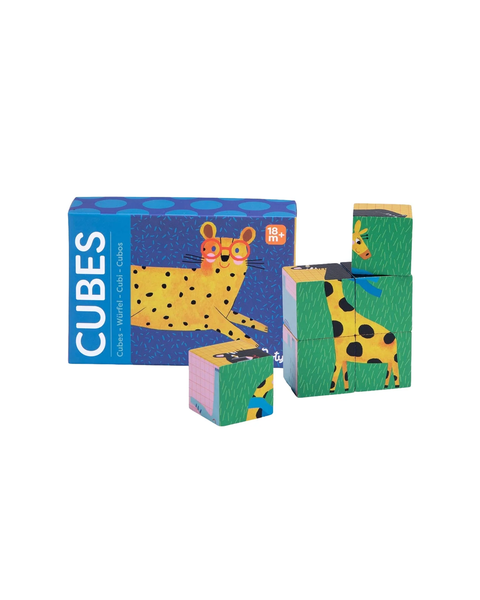 Moulin Roty | 6 Cube Puzzle Les Toupitis