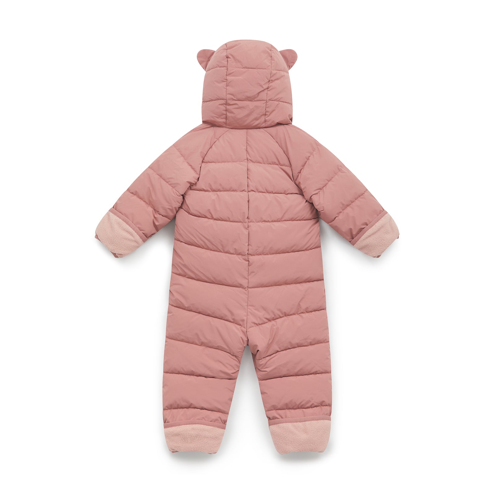 Quilted Snowsuit | Damask Pink