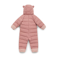Quilted Snowsuit | Damask Pink