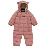 Quilted Snowsuit | Damask Pink