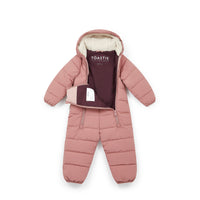 Quilted Snowsuit | Damask Pink