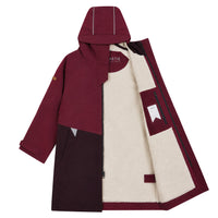 Adult Weatherproof Changing Robe | Black Cherry