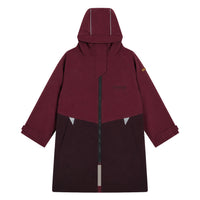 Adult Weatherproof Changing Robe | Black Cherry