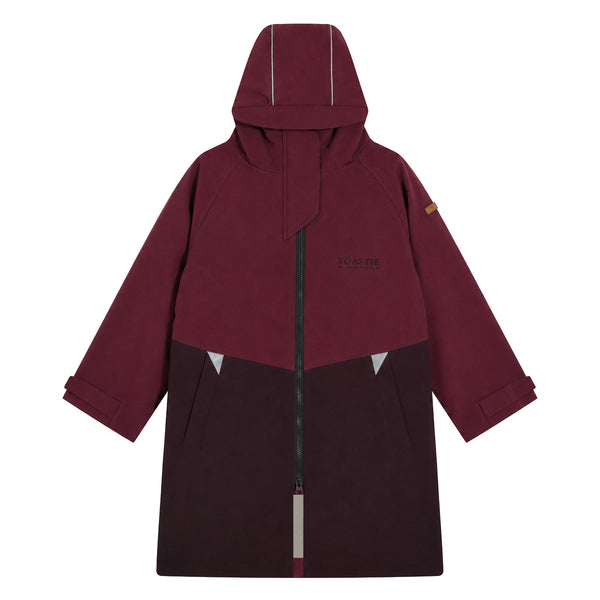 Adult Weatherproof Changing Robe | Black Cherry