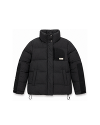 Helix Puffer Jacket | Liquorice Black