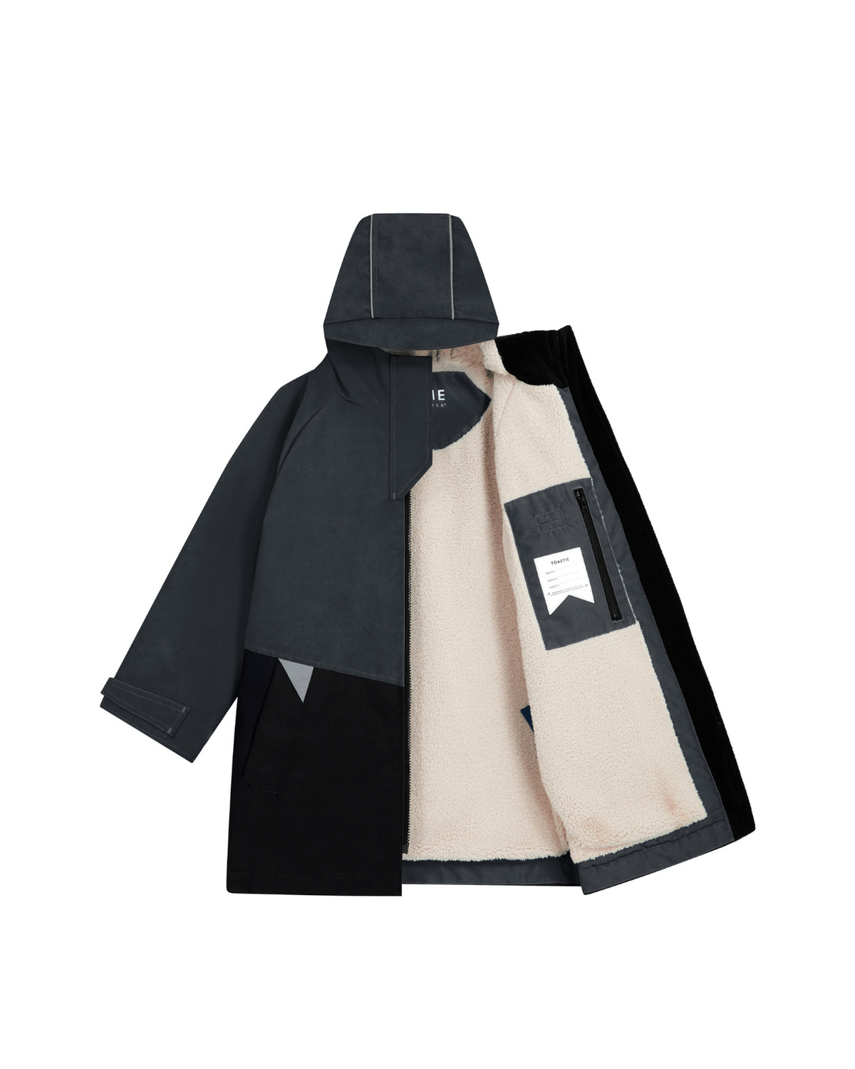 Adult Waterproof Changing Robe | Black