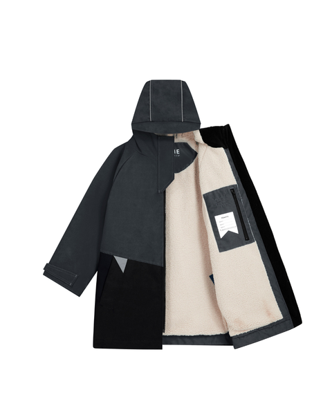 Kids Waterproof Changing Robe | Black