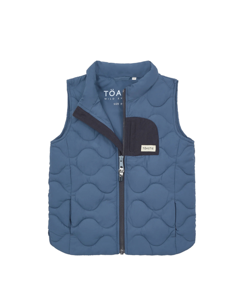 Modular Padded Gilet | Storm Blue
