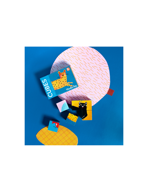 Moulin Roty | 6 Cube Puzzle Les Toupitis