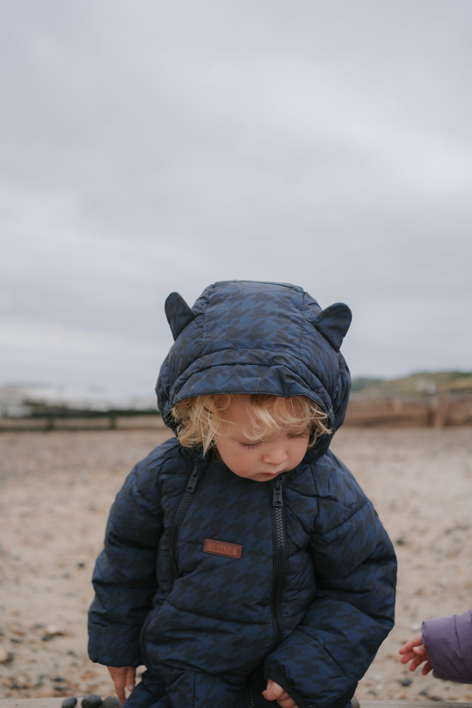 Quilted Snowsuit | Midnight Houndstooth