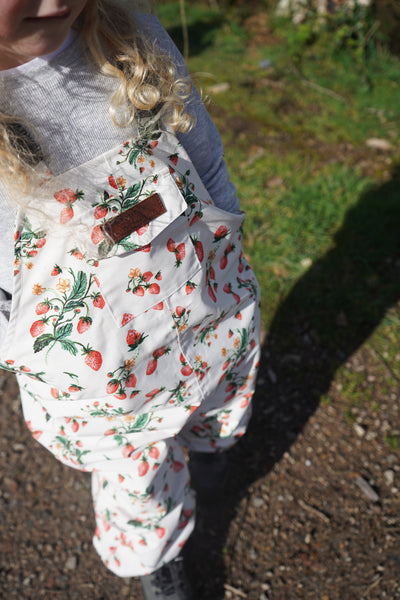 Waterproof Dungarees | Strawberry Fields