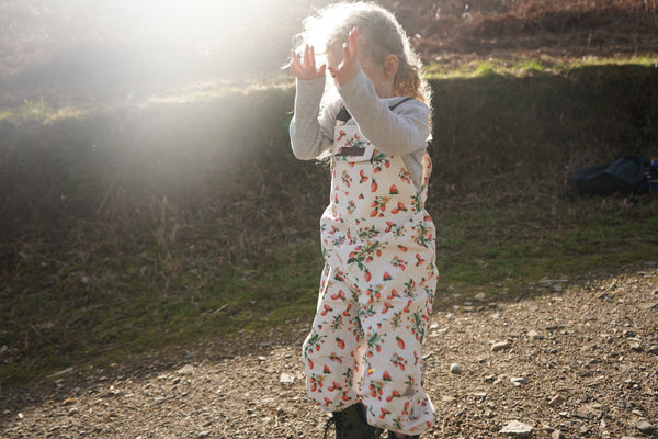 Waterproof Dungarees | Strawberry Fields