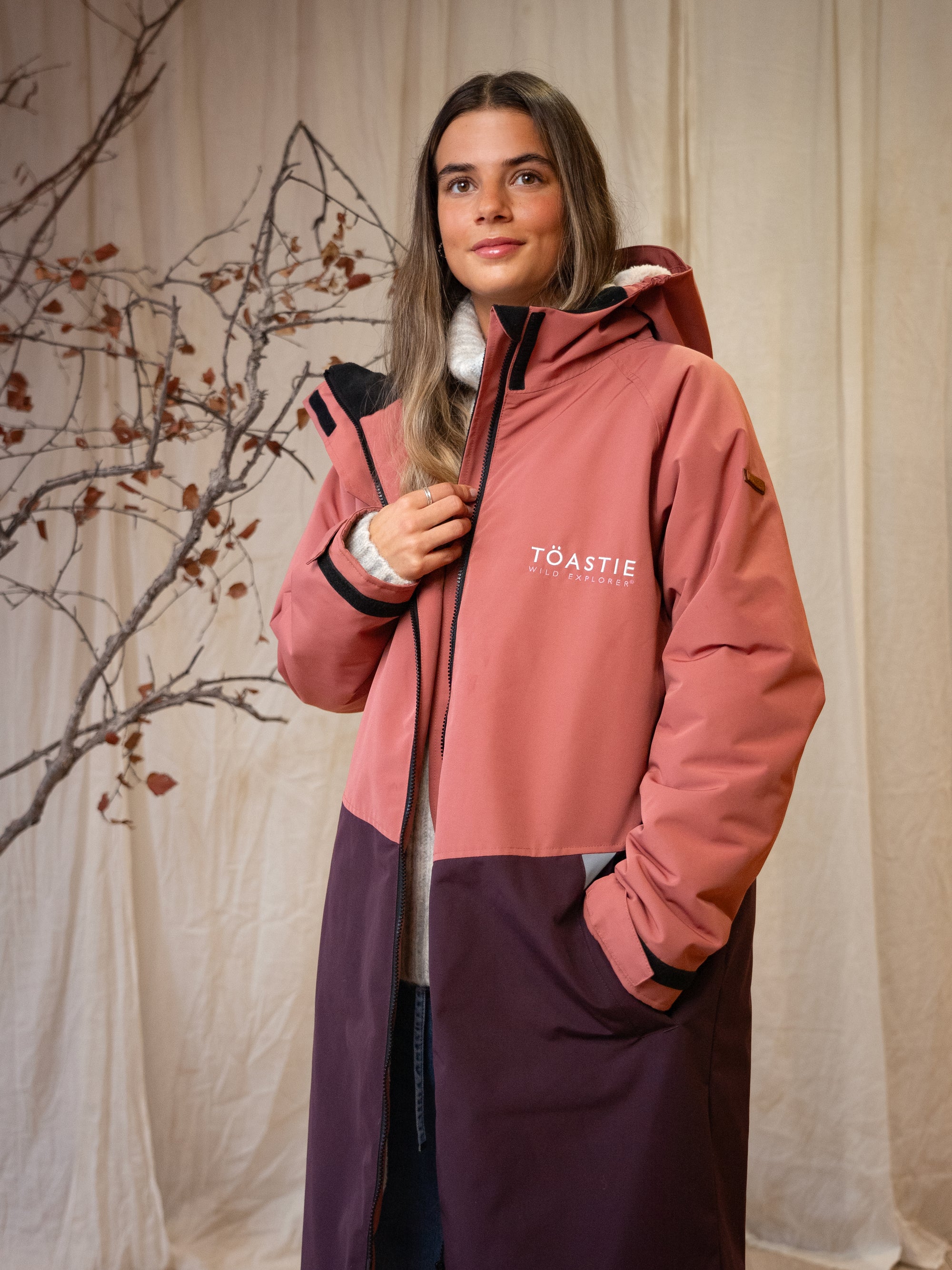 Changing Robe Pink Adult Waterproof Changing Robe | Rose Pink | TÖASTIE – Toastie