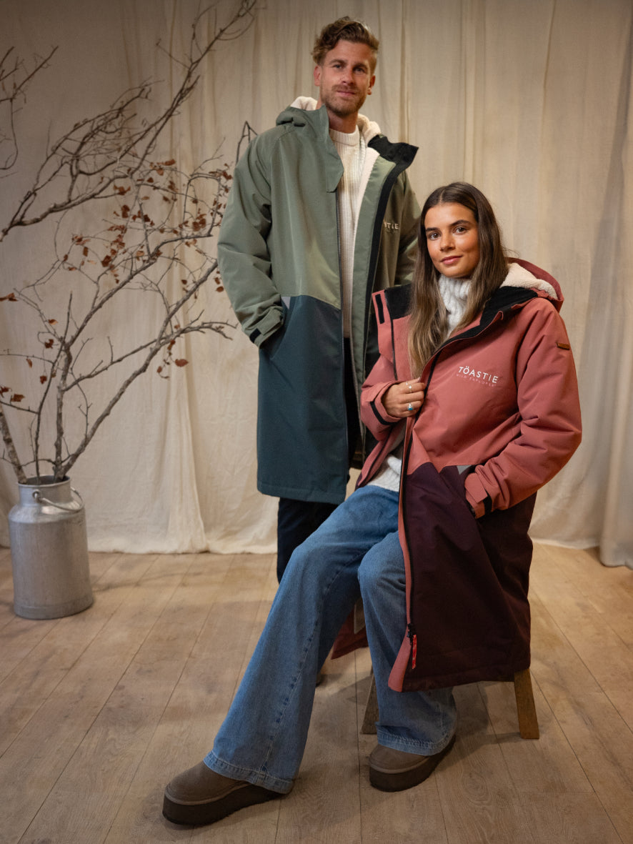 Adult Waterproof Changing Robe | Antique Olive