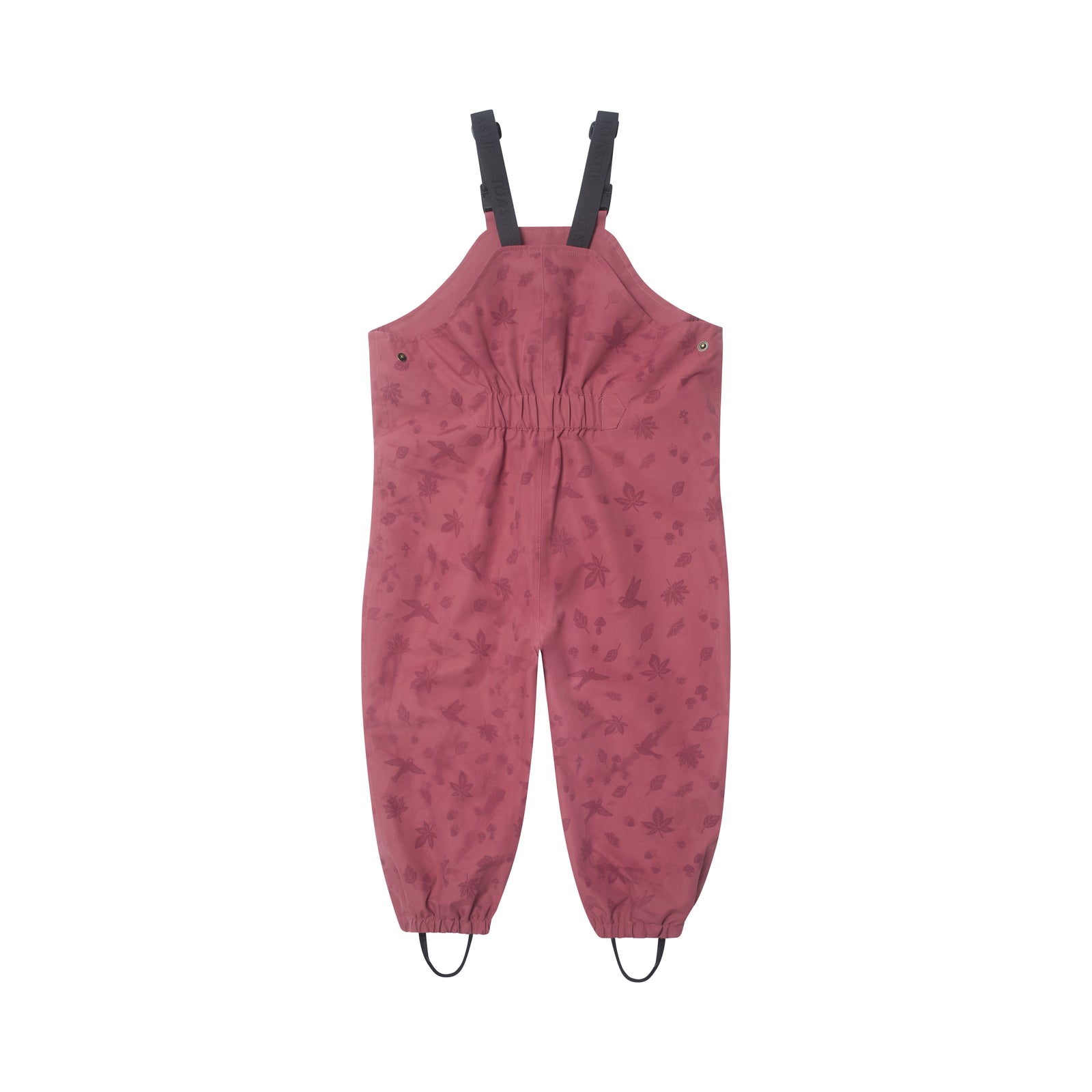 Fully Waterproof Dungarees | Soft Pink Magic Print