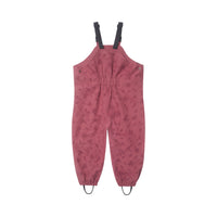 Fully Waterproof Dungarees | Soft Pink Magic Print