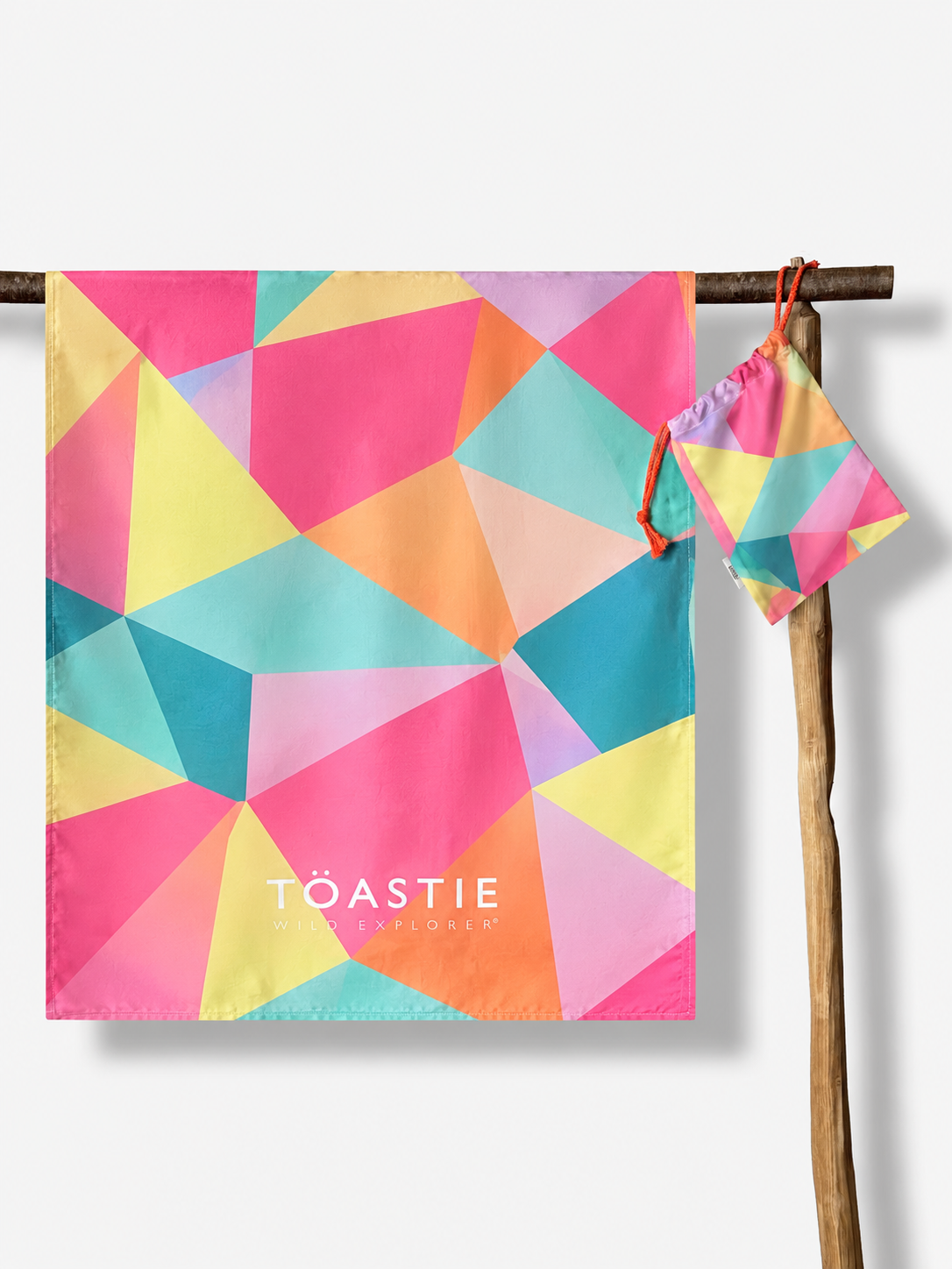 Printed Microfibre Towel | Origami