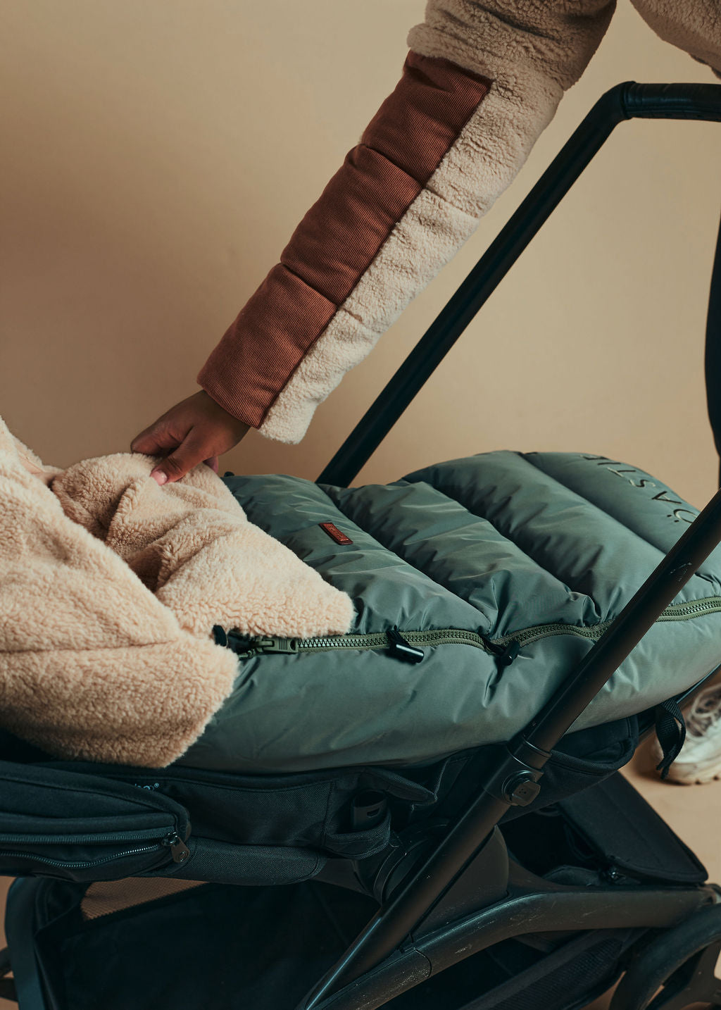 Pram Hand Warmers | Sage