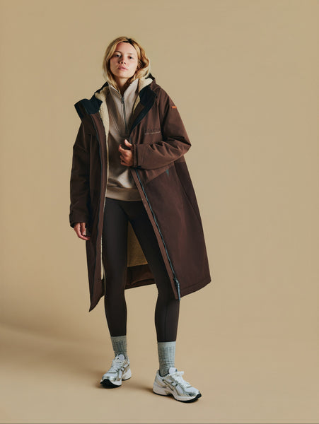 Adult Weatherproof Changing Robe | Truffle