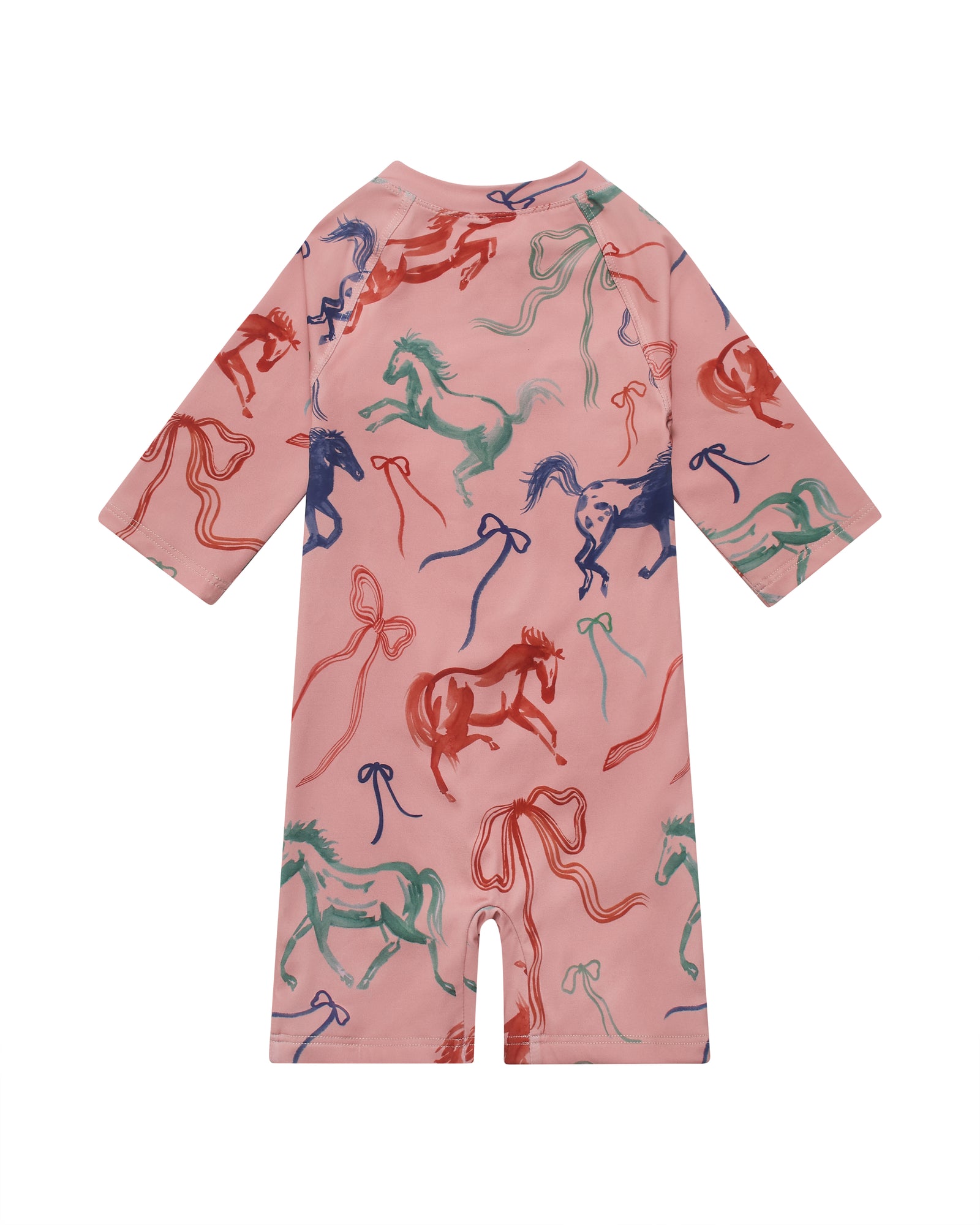 UV Protector Swim Onesie | Horses and Ribbons