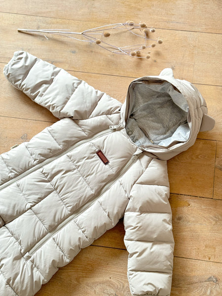 Cloud Onesie Fur Trim Snowsuit | Winter White