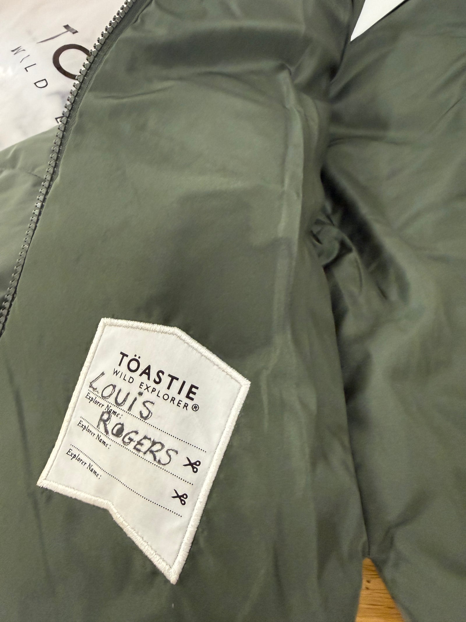 PRELOVED Bomber Jacket | Olive (5-6 Yrs)