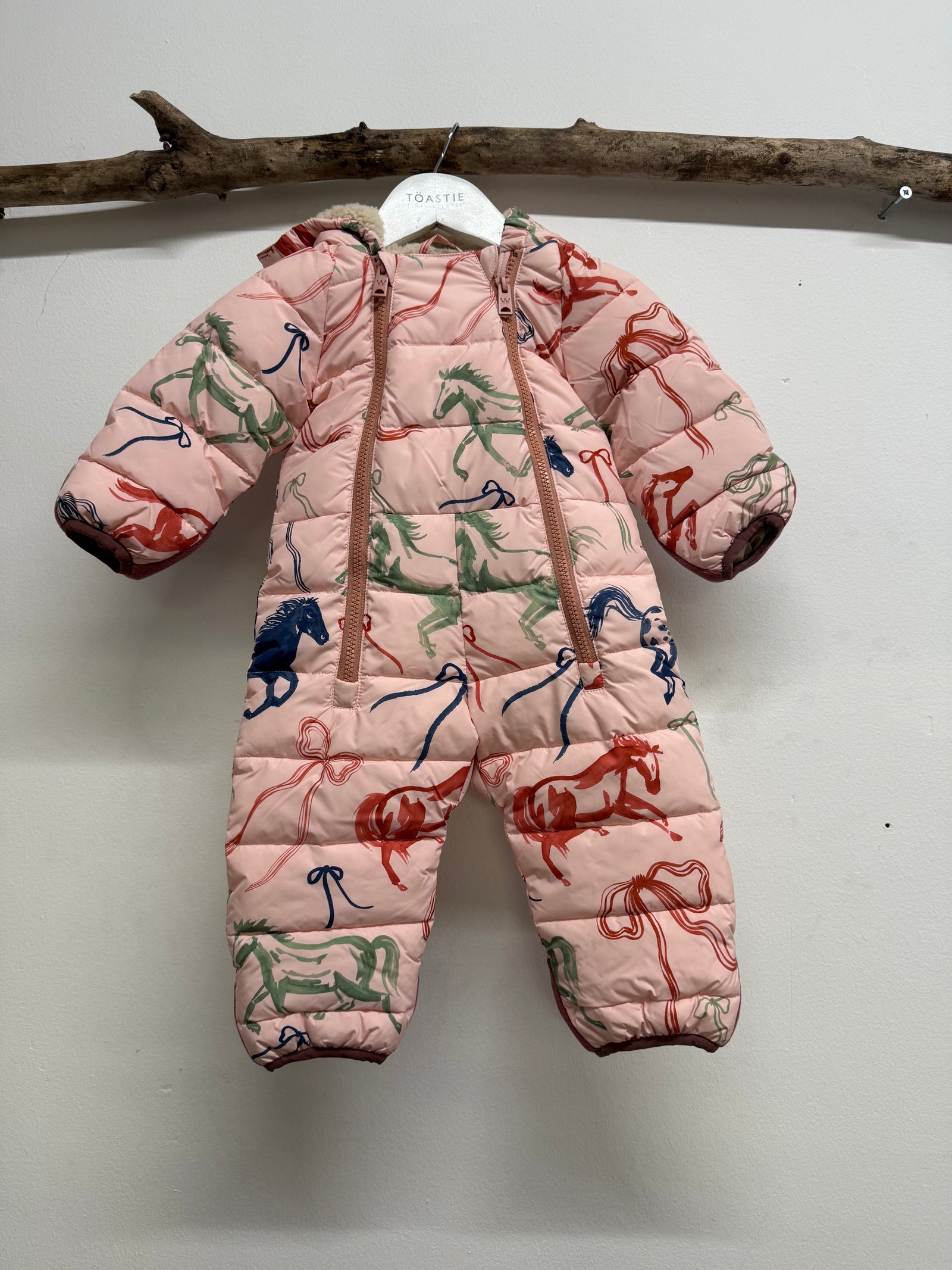 PRELOVED Cloud Onesie | Horses & Ribbons (6-12 M)