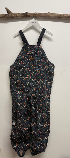 PRELOVED Dungarees | Midnight Floral (5-6 YRS)
