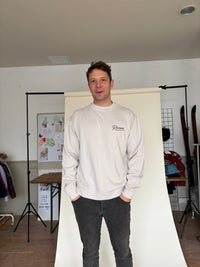 Ollie Smither x Töastie Crewneck Mens / Unisex - Faded Bone